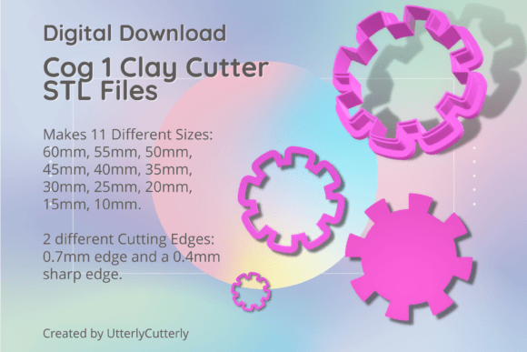 Cog 1 Clay Cutter - Steampunk STL Digital Download: A Practical Guide to Precision Crafting