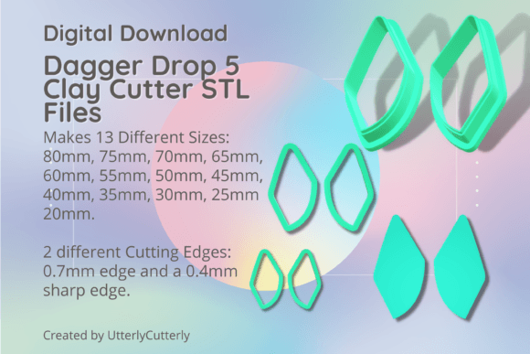 Dagger Drop 5 Clay Cutter - STL Digital: Technical Specifications and Practical Application
