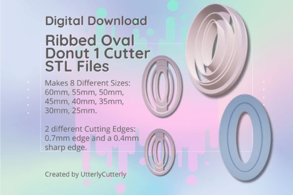 Elevating Handmade Production: The Strategic Value of the Oval Ribbed Donut Debossed Clay Cutter STL Bundle