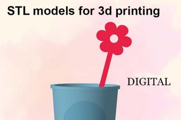 Evaluating the Drink Stirrer Simple Flower STL File for Custom Event Decor