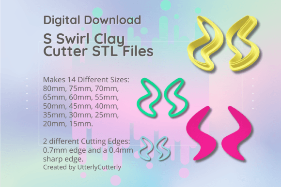 Mastering the Retro S Swirl: A Complete Guide to 3D Printed Clay Cutter STL Files