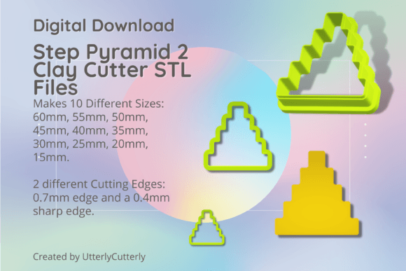Step Pyramid 2 Clay Cutter - Aztec Geome: Optimizing Your Digital STL Files for Professional Results