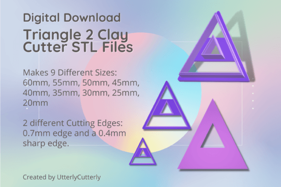 Triangle 2 Clay Cutter - Donut Geometric: Mastering Digital Fabrication for Jewelry and Culinary Arts