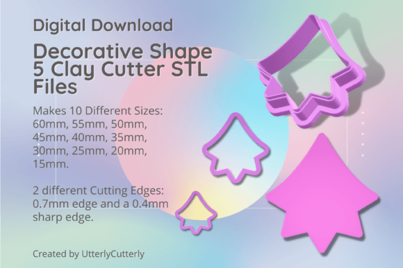 Vintage Clay Cutter STL: Digital Design Assets
